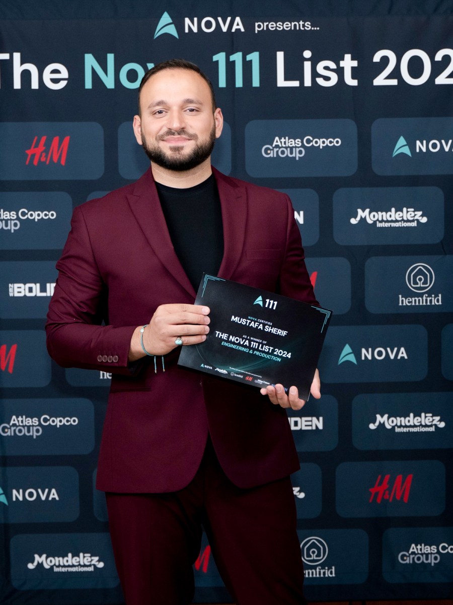 Mustafa Sherif named Top 10 Talent in Engineering NOVA 111 list&nbsp;2024