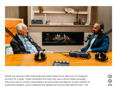 A blog about The Power of Storytelling in&nbsp;Placemaking